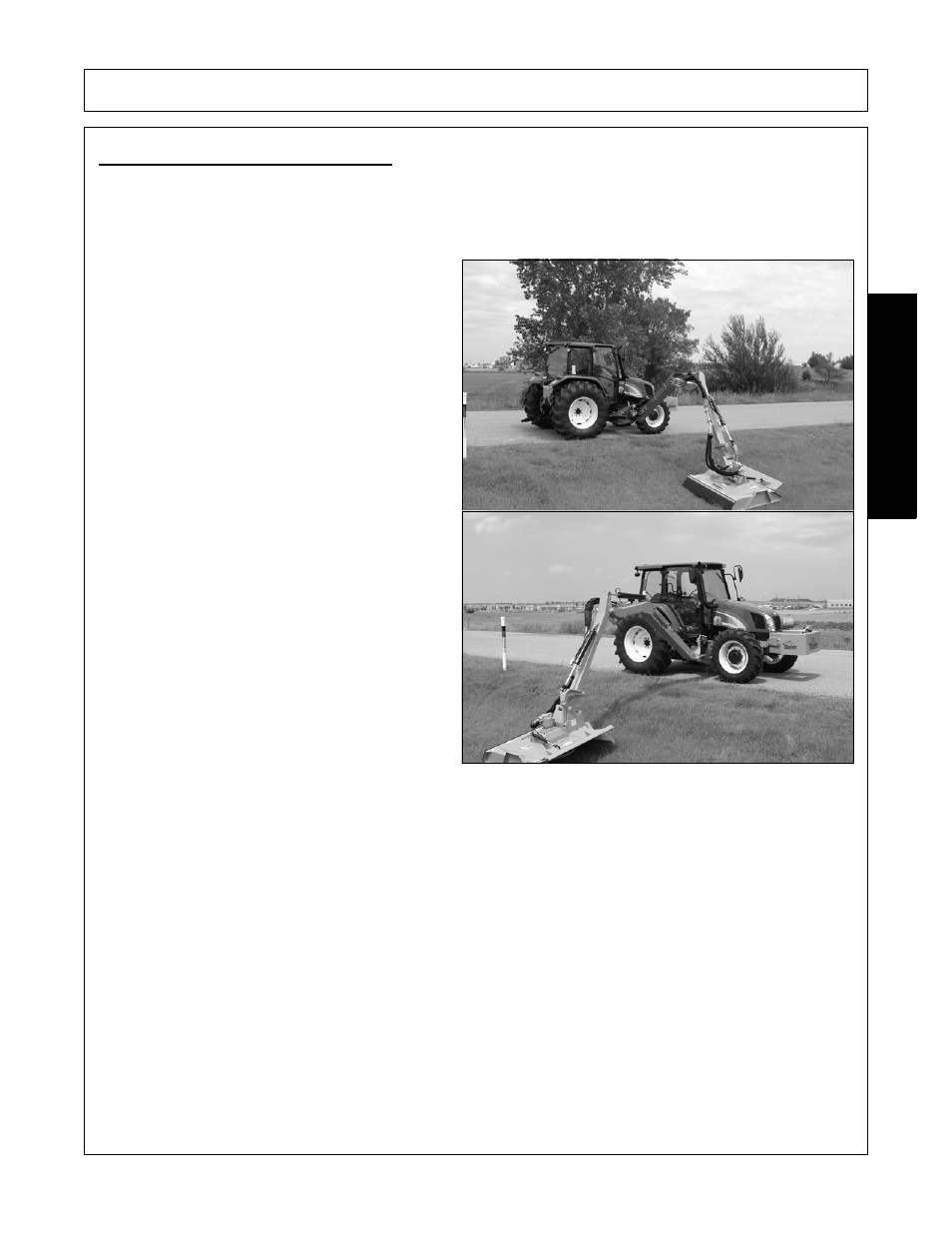 3 driving the tractor and boom, Operation, Opera tion | Tiger Products Co., Ltd CNH T6010-80 User Manual | Page 105 / 316