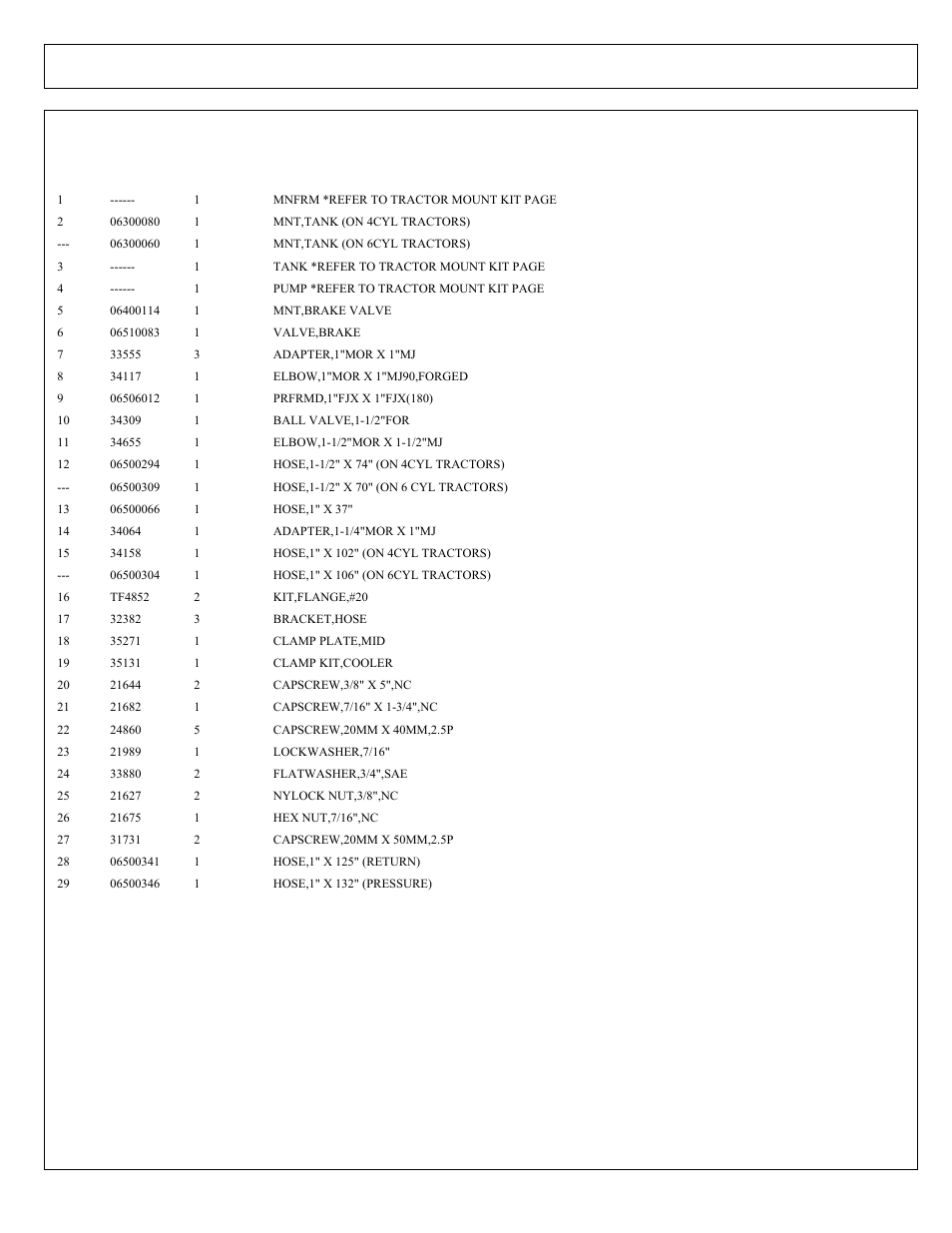 Tractor mount kit - hydraulics | Tiger Products Co., Ltd CNH T6010-80 User Manual | Page 157 / 316