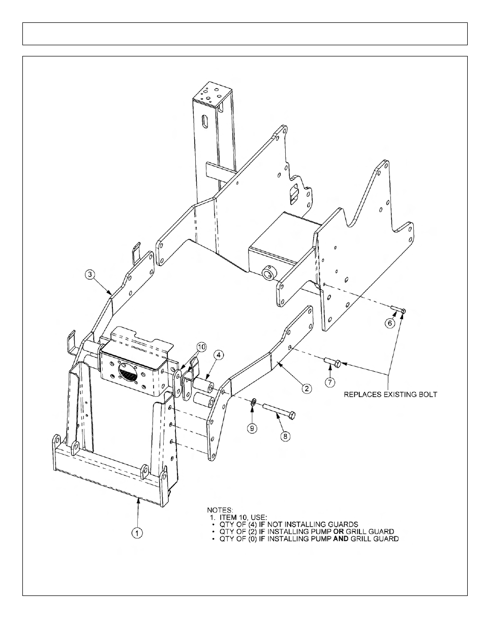 Tractor mount kit, sweeper | Tiger Products Co., Ltd CNH T6010-80 User Manual | Page 158 / 316