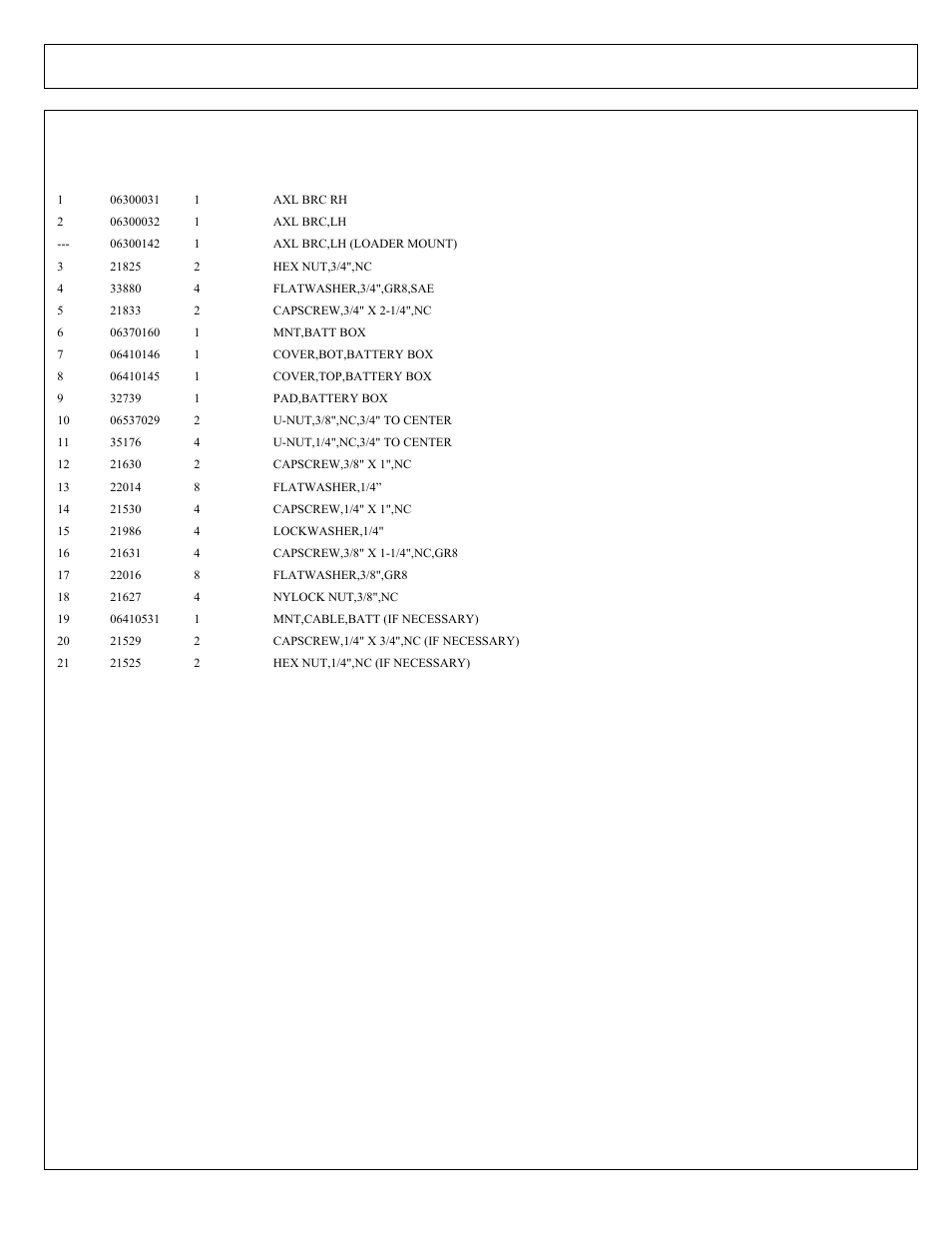 Axle brace and battery box | Tiger Products Co., Ltd CNH T6010-80 User Manual | Page 161 / 316