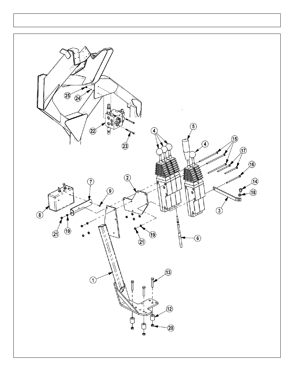 5 spool cable control mount | Tiger Products Co., Ltd CNH T6010-80 User Manual | Page 170 / 316