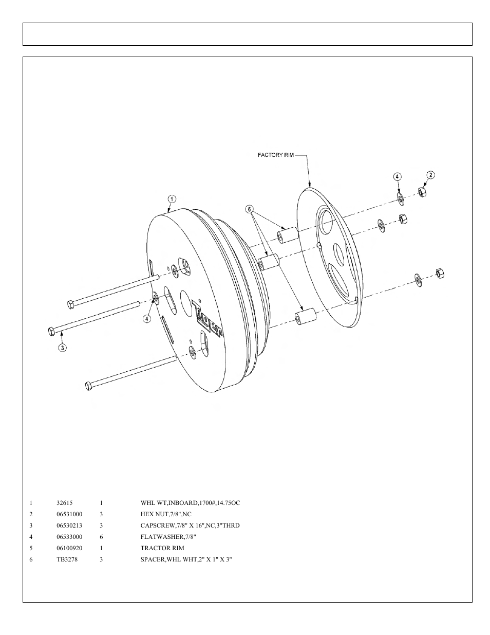 Wheel weight | Tiger Products Co., Ltd CNH T6010-80 User Manual | Page 209 / 316