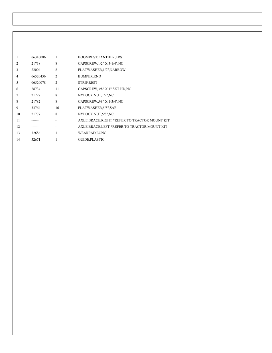 Boomrest - panther | Tiger Products Co., Ltd CNH T6010-80 User Manual | Page 223 / 316