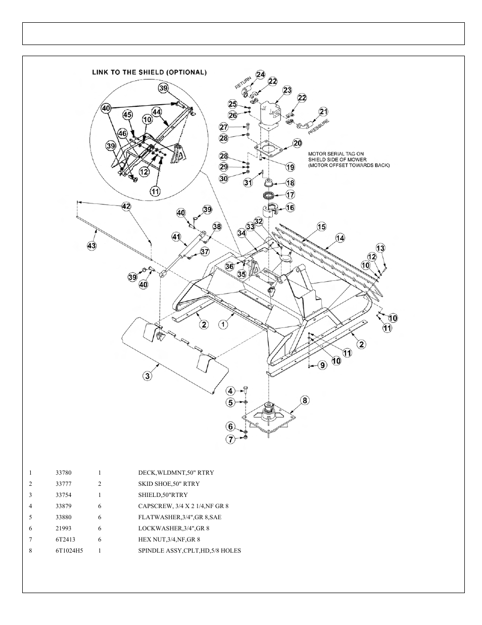 50in rotary mower assembly | Tiger Products Co., Ltd CNH T6010-80 User Manual | Page 228 / 316