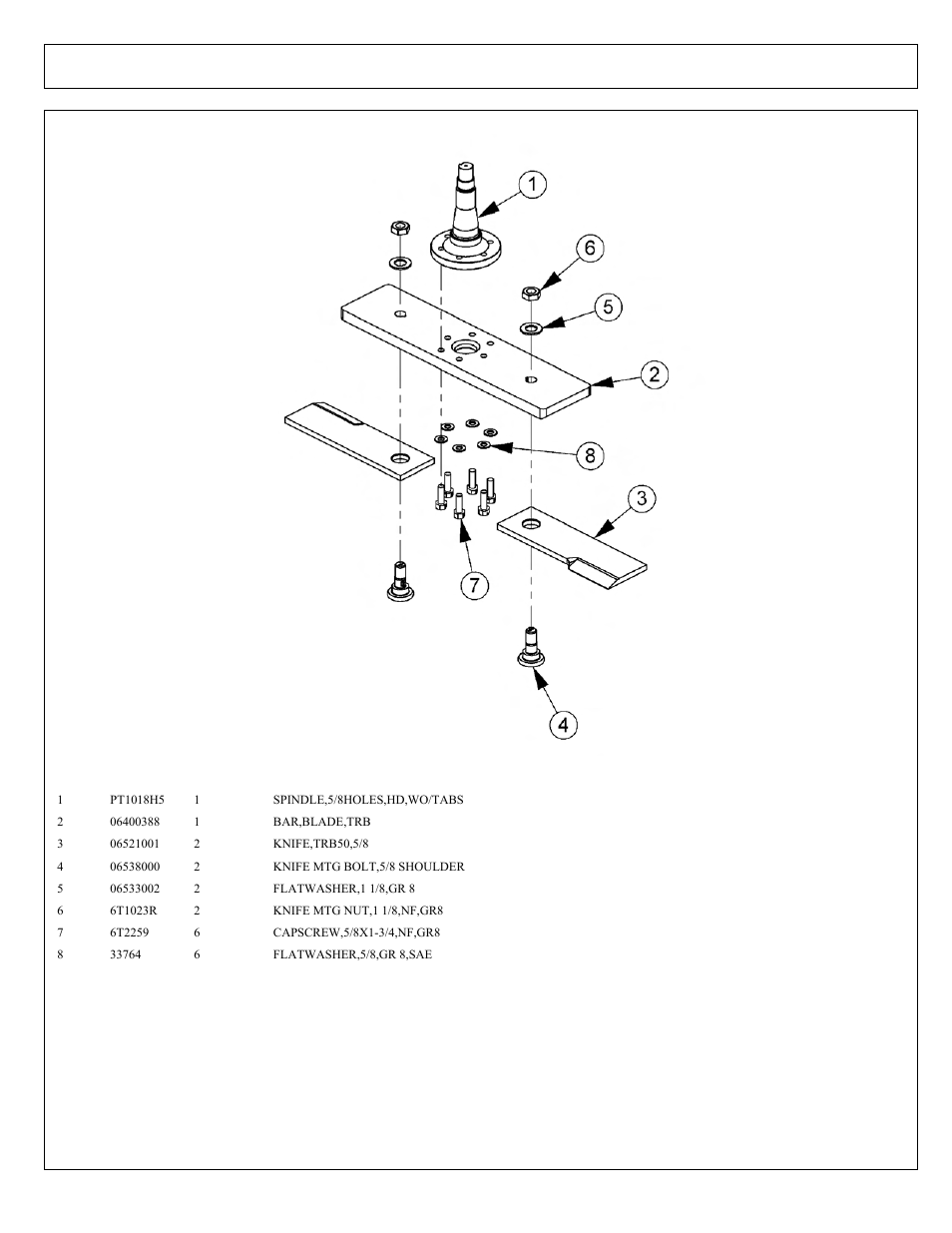 50in rotary blade bar and knives | Tiger Products Co., Ltd CNH T6010-80 User Manual | Page 233 / 316