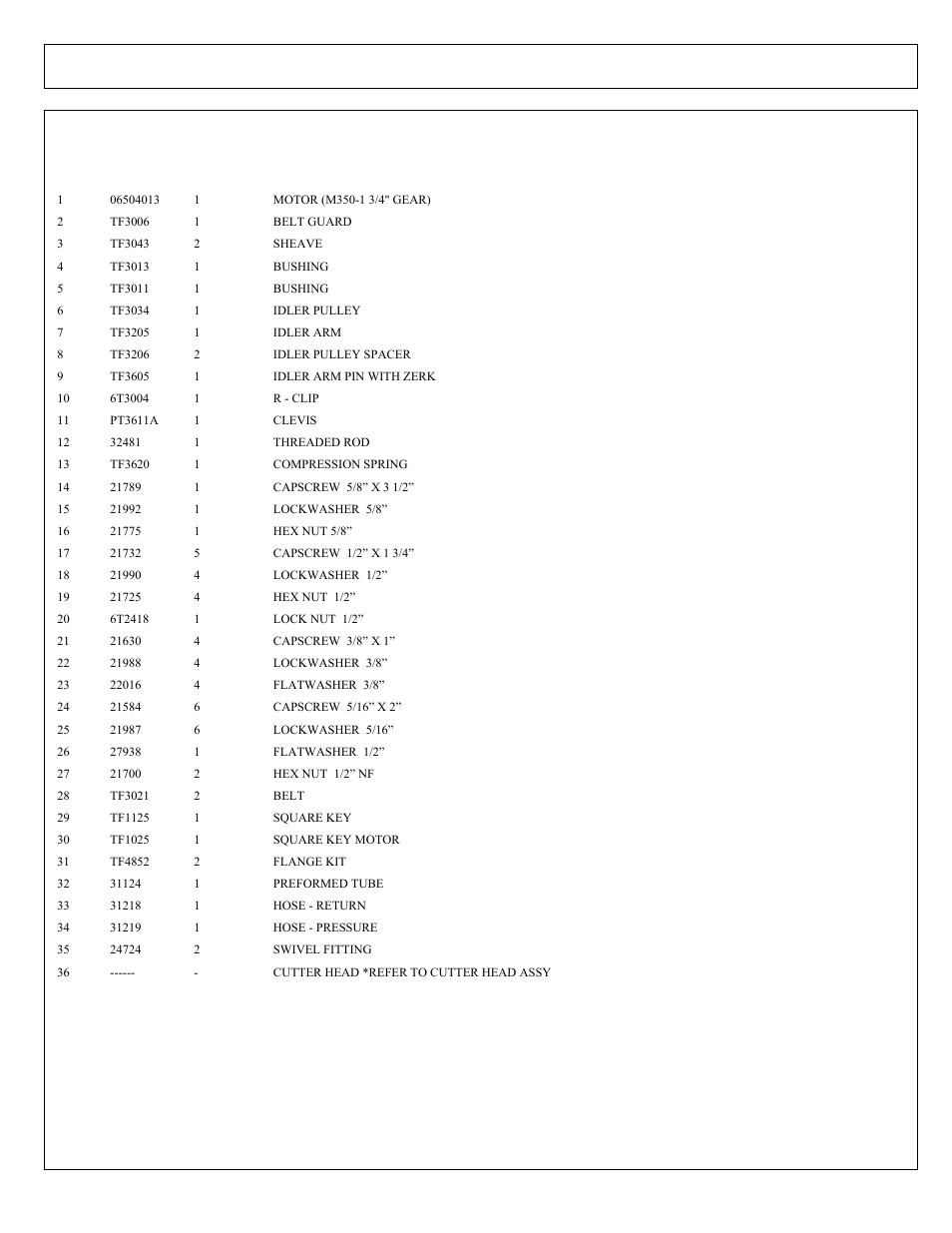 50in flail drive assembly | Tiger Products Co., Ltd CNH T6010-80 User Manual | Page 237 / 316