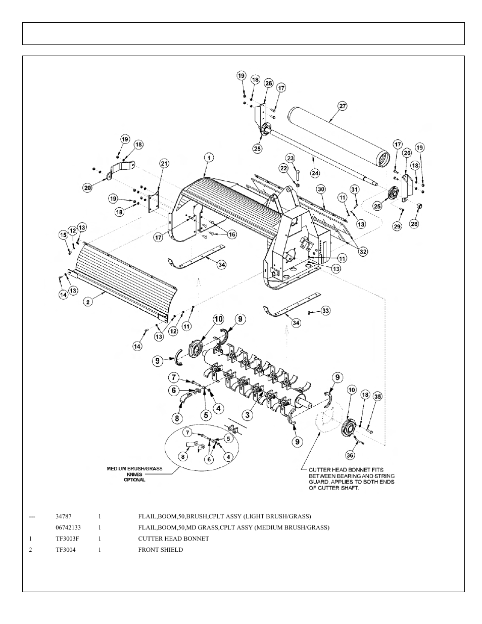 50in flail mower assembly | Tiger Products Co., Ltd CNH T6010-80 User Manual | Page 238 / 316