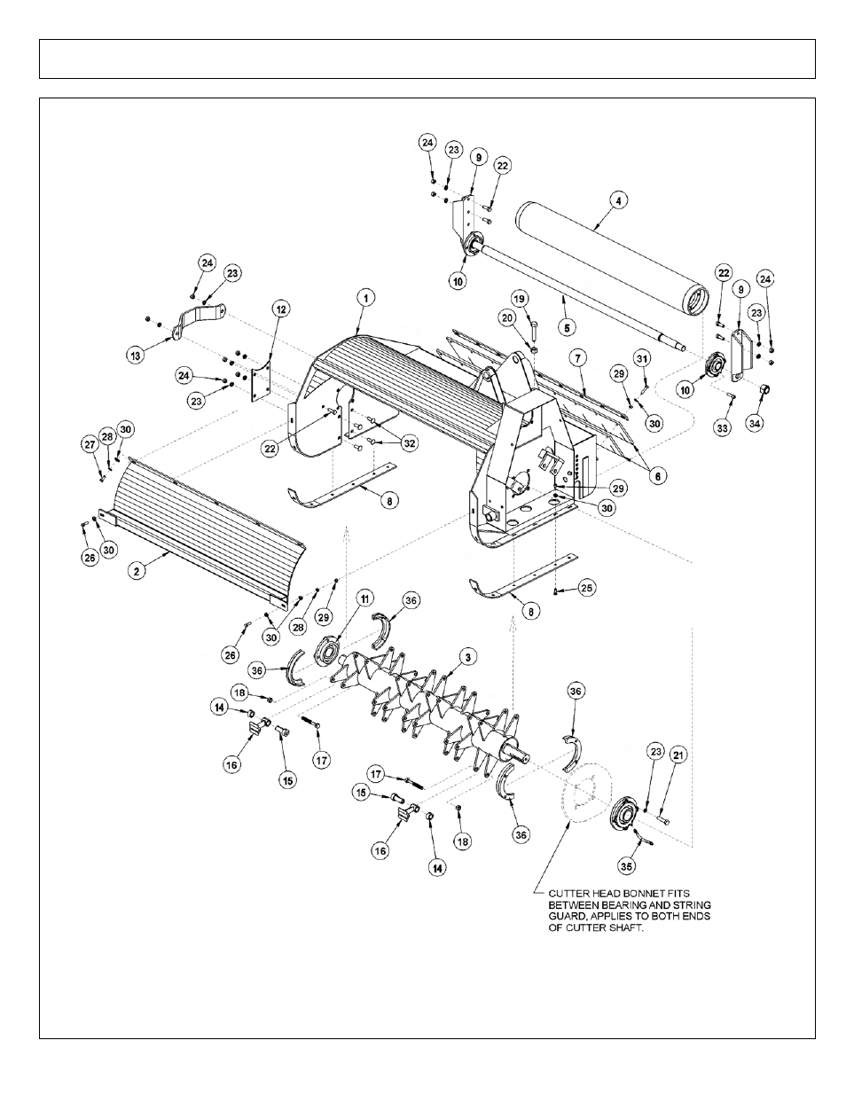 50in flail mower assy, pass-through knives | Tiger Products Co., Ltd CNH T6010-80 User Manual | Page 240 / 316