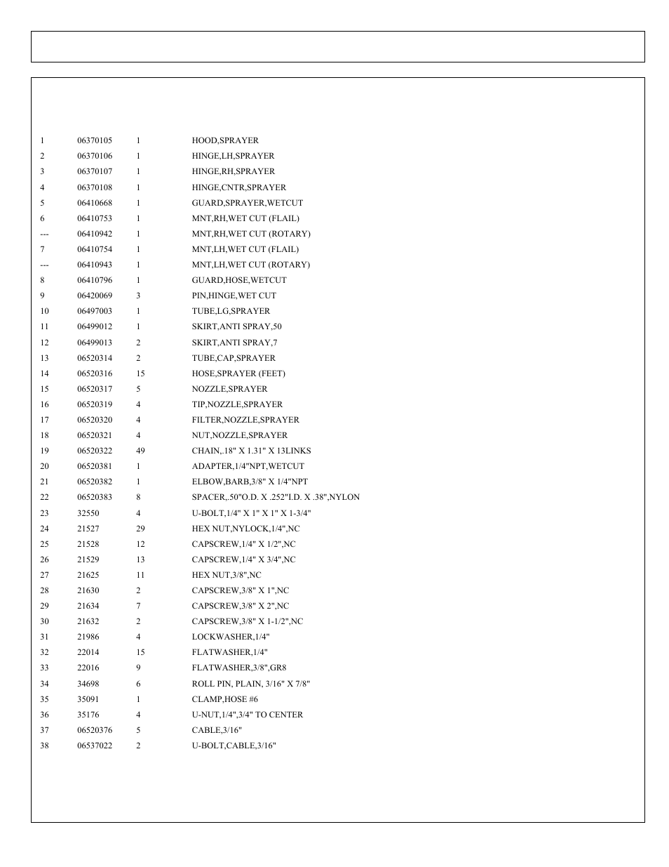 Wetcut 50in sprayer head assembly | Tiger Products Co., Ltd CNH T6010-80 User Manual | Page 307 / 316