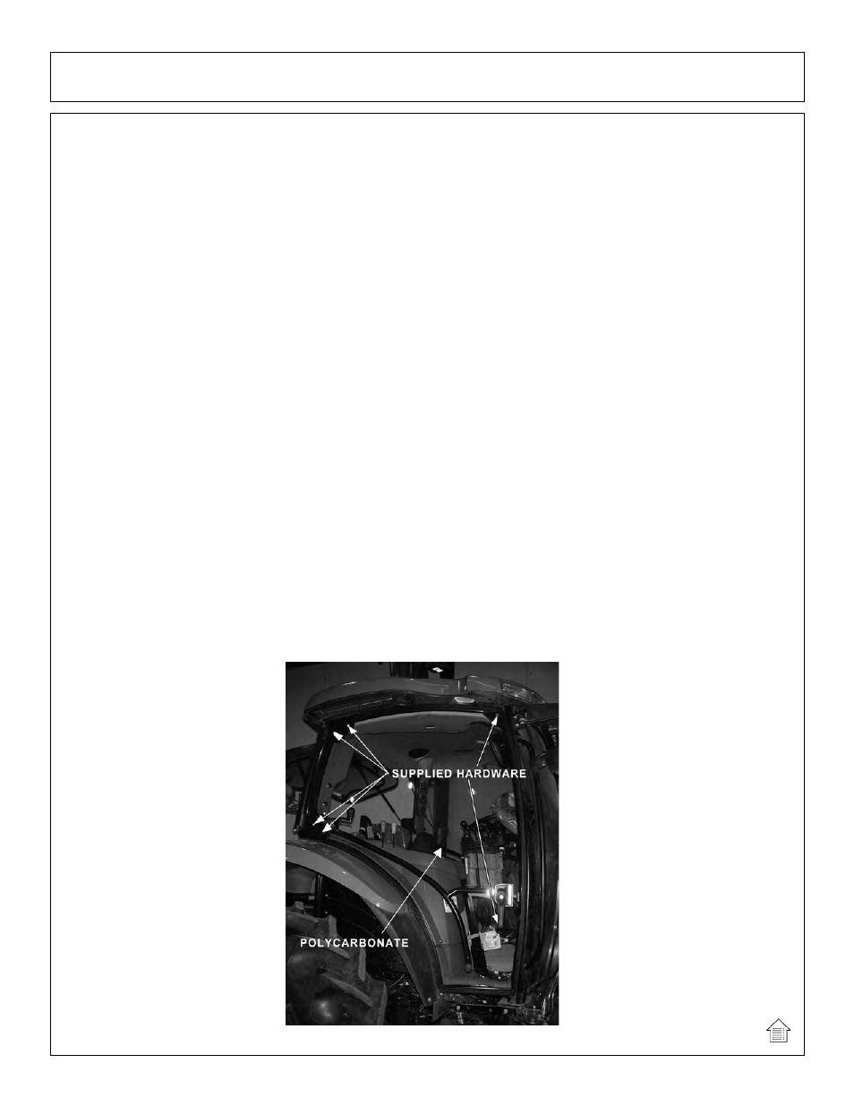 Assembly, Polycarbonate safety window | Tiger Products Co., Ltd CNH T6010-80 User Manual | Page 36 / 316