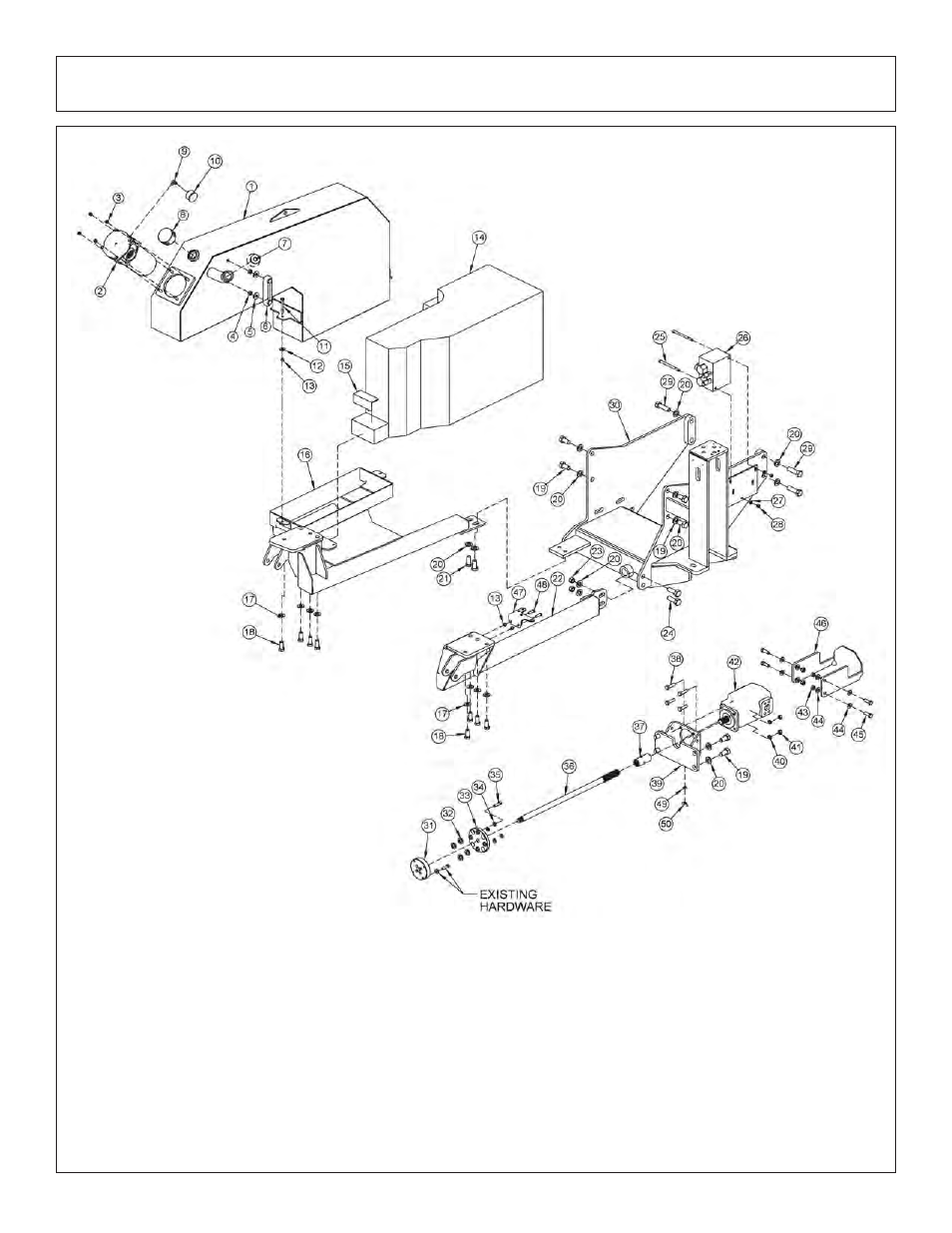 Tractor mount kit - wheel well tank | Tiger Products Co., Ltd JD 5083E User Manual | Page 110 / 182