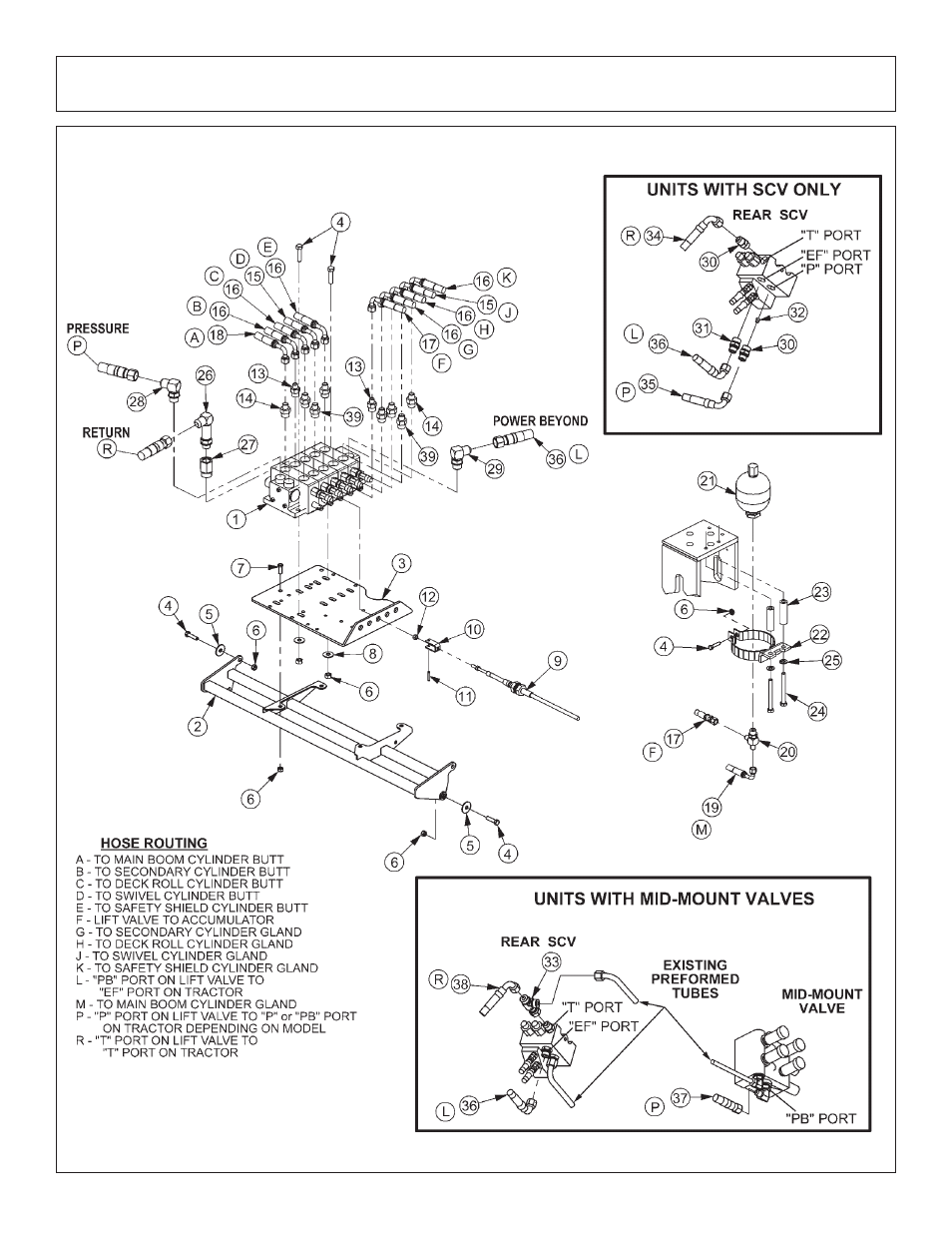 Lift valve - cable control, cab | Tiger Products Co., Ltd JD 5083E User Manual | Page 122 / 182