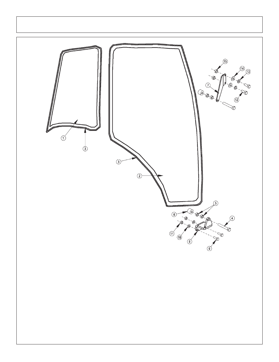 Polycarbonate safety window - 5101e, cab | Tiger Products Co., Ltd JD 5083E User Manual | Page 124 / 182