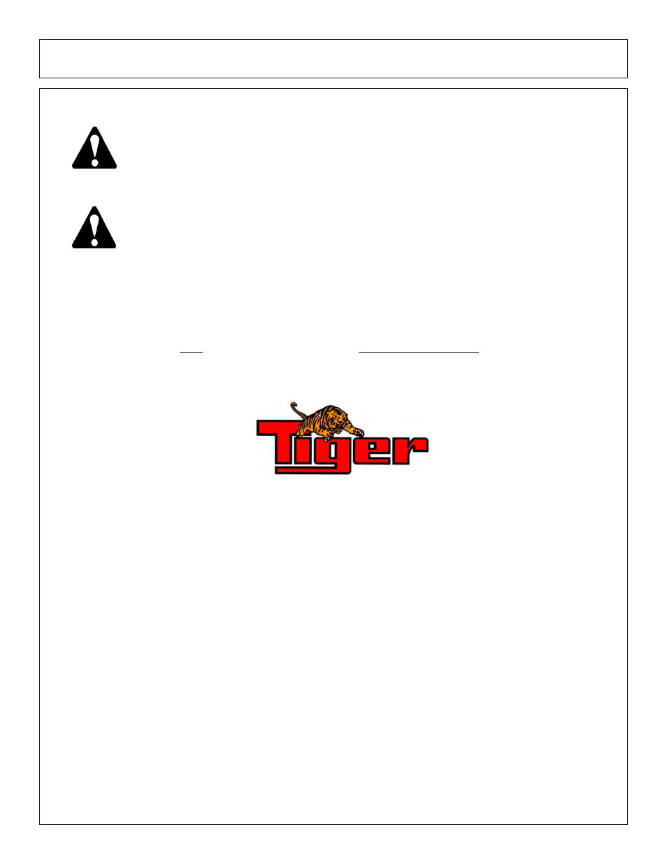 Safety, See your dealer | Tiger Products Co., Ltd JD 5083E User Manual | Page 17 / 182