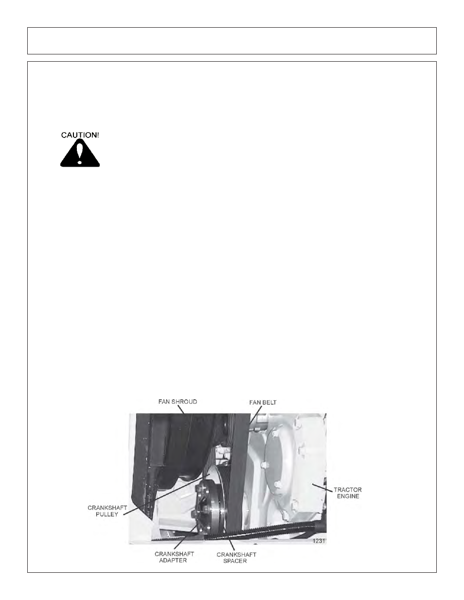 Assembly, Tractor preparation, Crankshaft adapter | Tiger Products Co., Ltd JD 5083E User Manual | Page 36 / 182