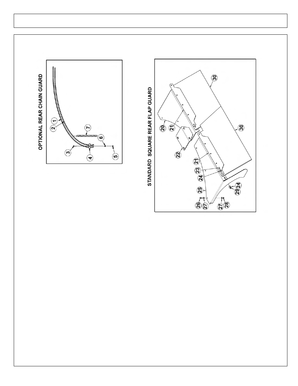 60in side tsr rear guards | Tiger Products Co., Ltd JD 5065 / 5085 - 5105M User Manual | Page 164 / 232