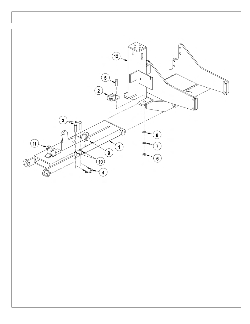 Cable draft beam travel lock | Tiger Products Co., Ltd JD 5065 / 5085 - 5105M User Manual | Page 200 / 232