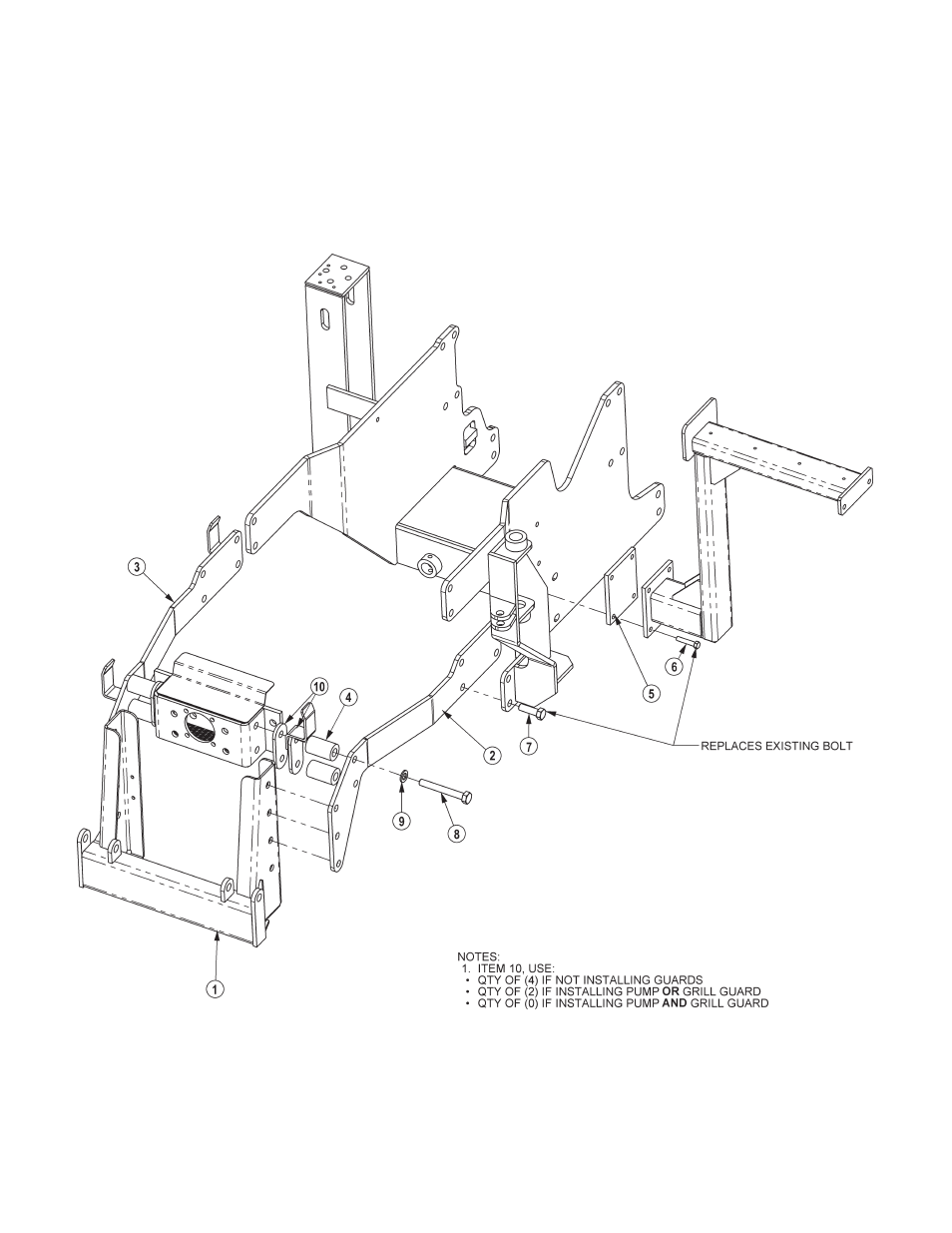 Tractor mount - main frame | Tiger Products Co., Ltd NH TS100-135A User Manual | Page 16 / 20