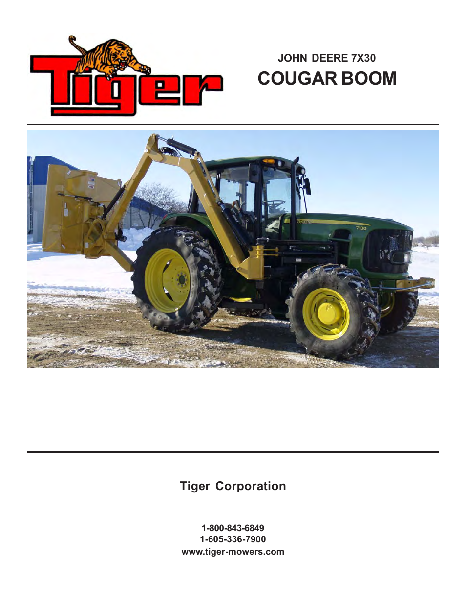 Tiger Products Co., Ltd COUGAR BOOM 7X30 User Manual | 188 pages