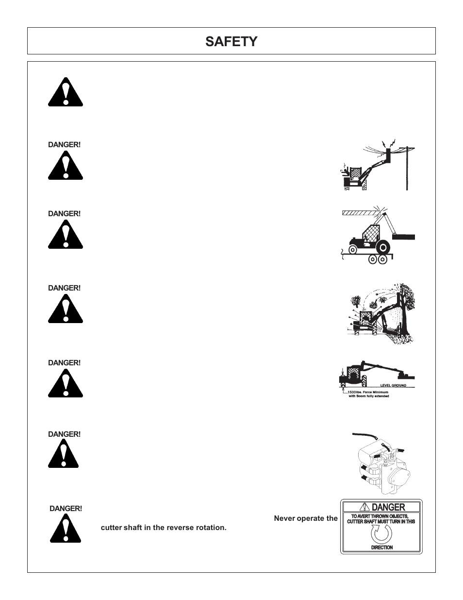 Safety | Tiger Products Co., Ltd COUGAR BOOM 7X30 User Manual | Page 16 / 188