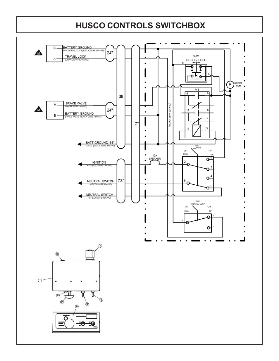 Husco controls switchbox | Tiger Products Co., Ltd COUGAR BOOM 7X30 User Manual | Page 173 / 188