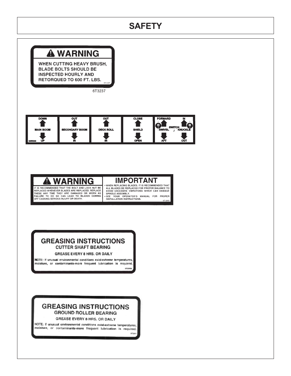 Safety | Tiger Products Co., Ltd COUGAR BOOM 7X30 User Manual | Page 28 / 188