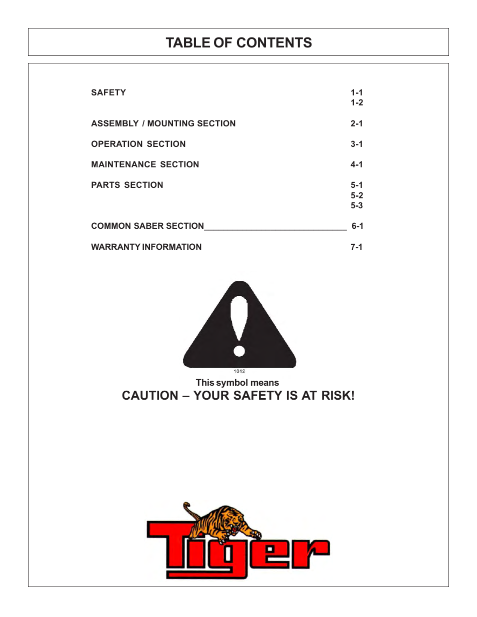 Tiger Products Co., Ltd COUGAR BOOM 7X30 User Manual | Page 5 / 188