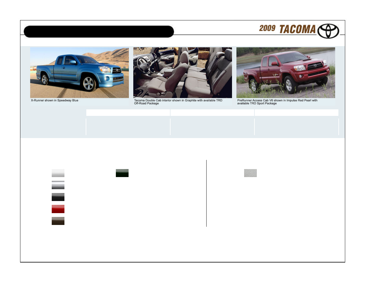 Model overview | TOYOTA 7131 User Manual | Page 2 / 15