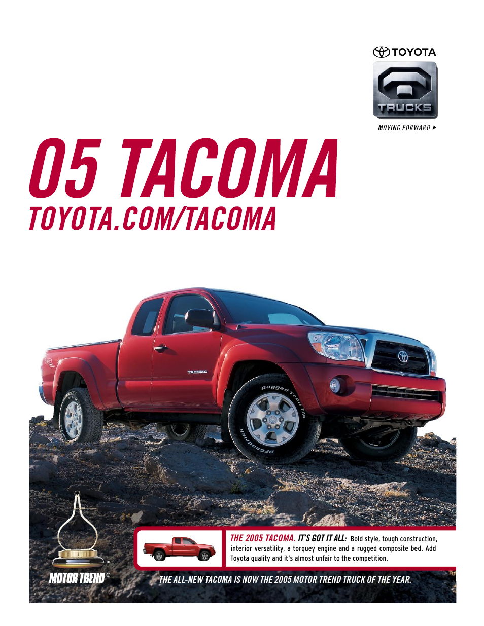 TOYOTA Tacoma 05 User Manual | 33 pages