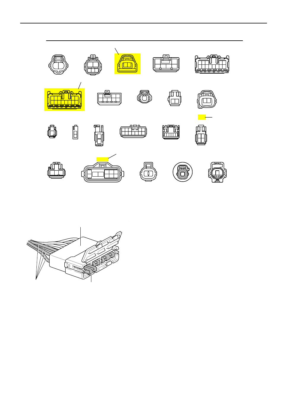 10 b how to use this manual, K connector list, A] [c] [b | TOYOTA 2005 CAMRY User Manual | Page 11 / 251