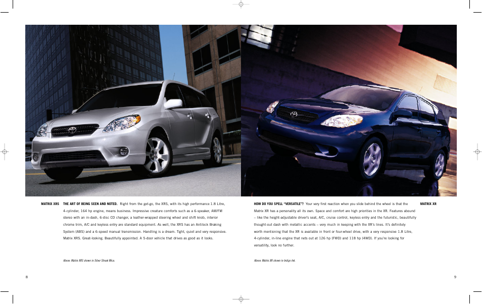 TOYOTA Matrix 2006 User Manual | Page 5 / 9