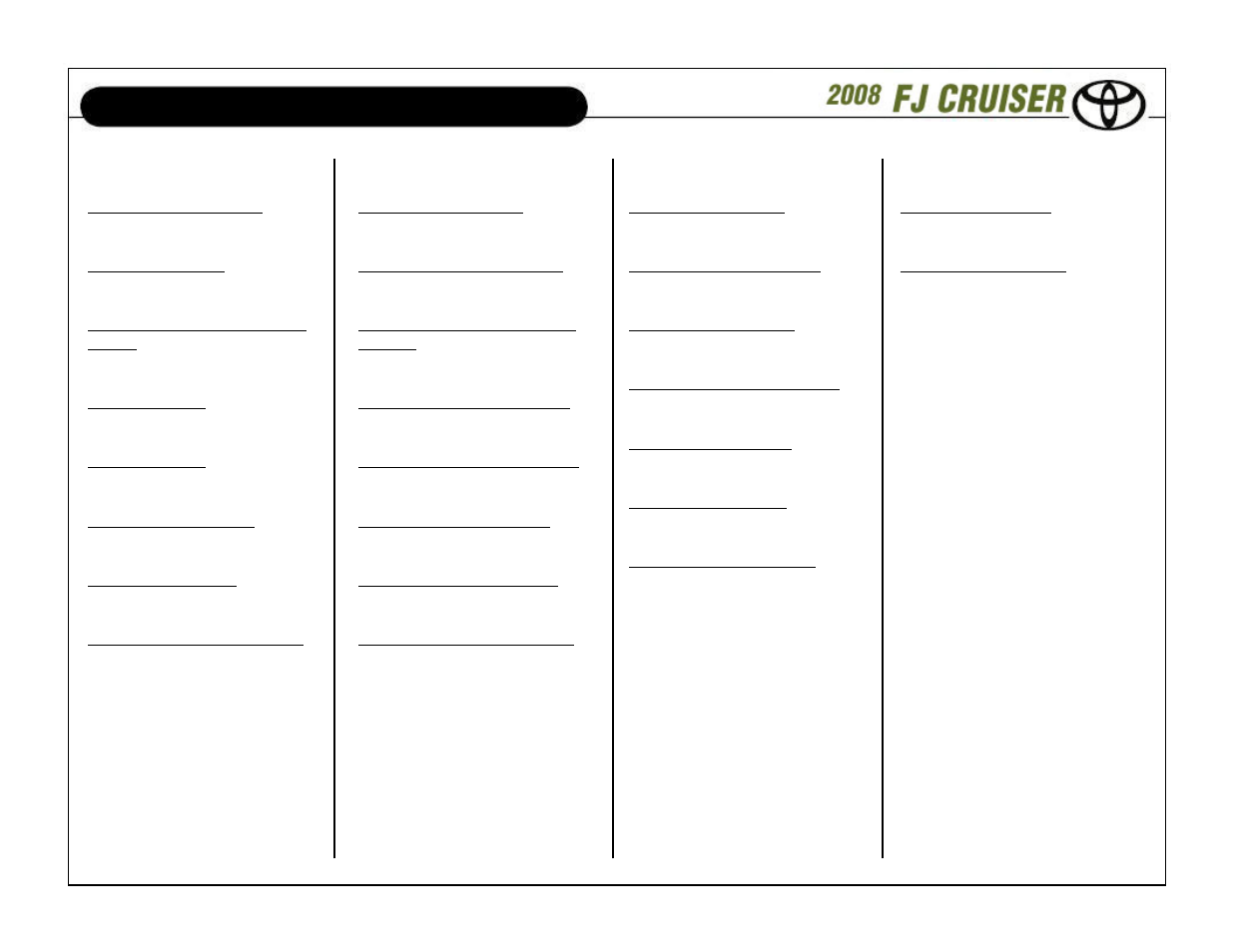 Helpful links | TOYOTA 2008 User Manual | Page 15 / 15