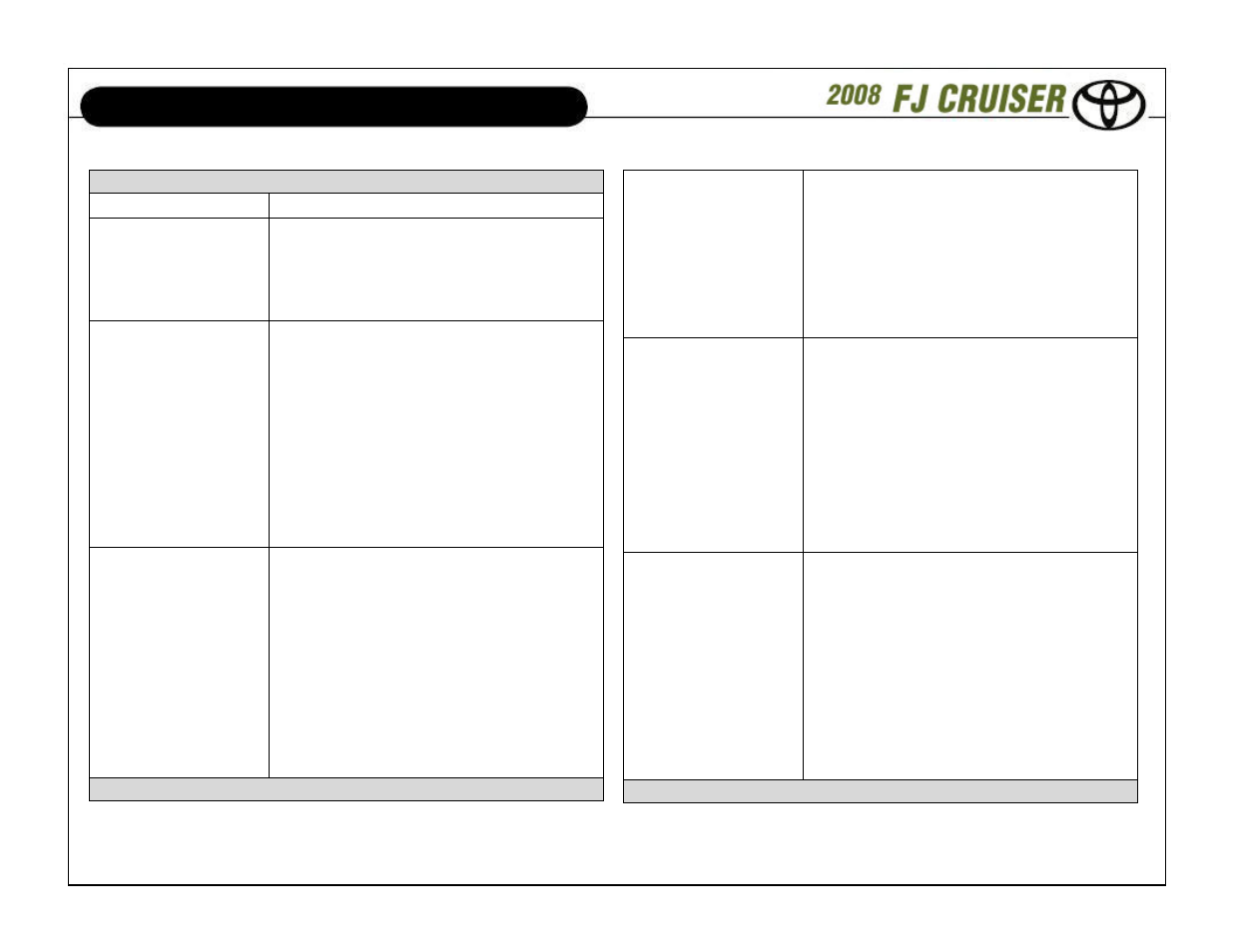 Options | TOYOTA 2008 User Manual | Page 6 / 15