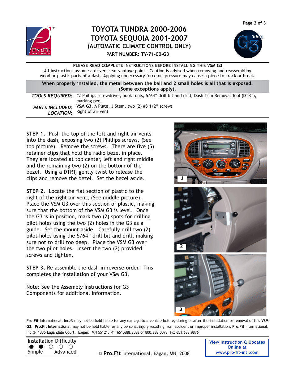 TOYOTA TY-71-00-G3 User Manual | Page 2 / 3