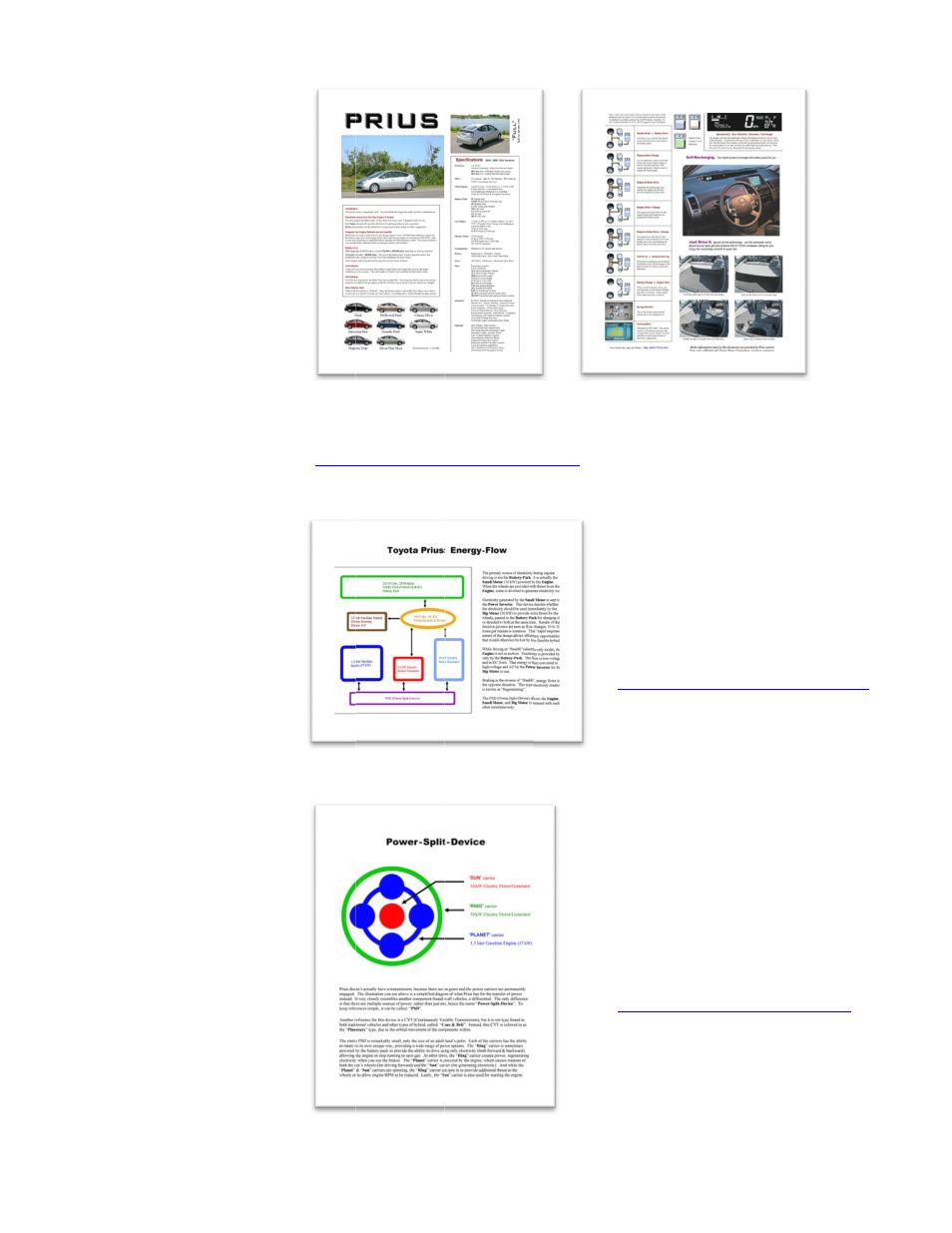 65binformational materials, Informational materials, Info ormational mate erials | TOYOTA Prius HSD User Manual | Page 45 / 54