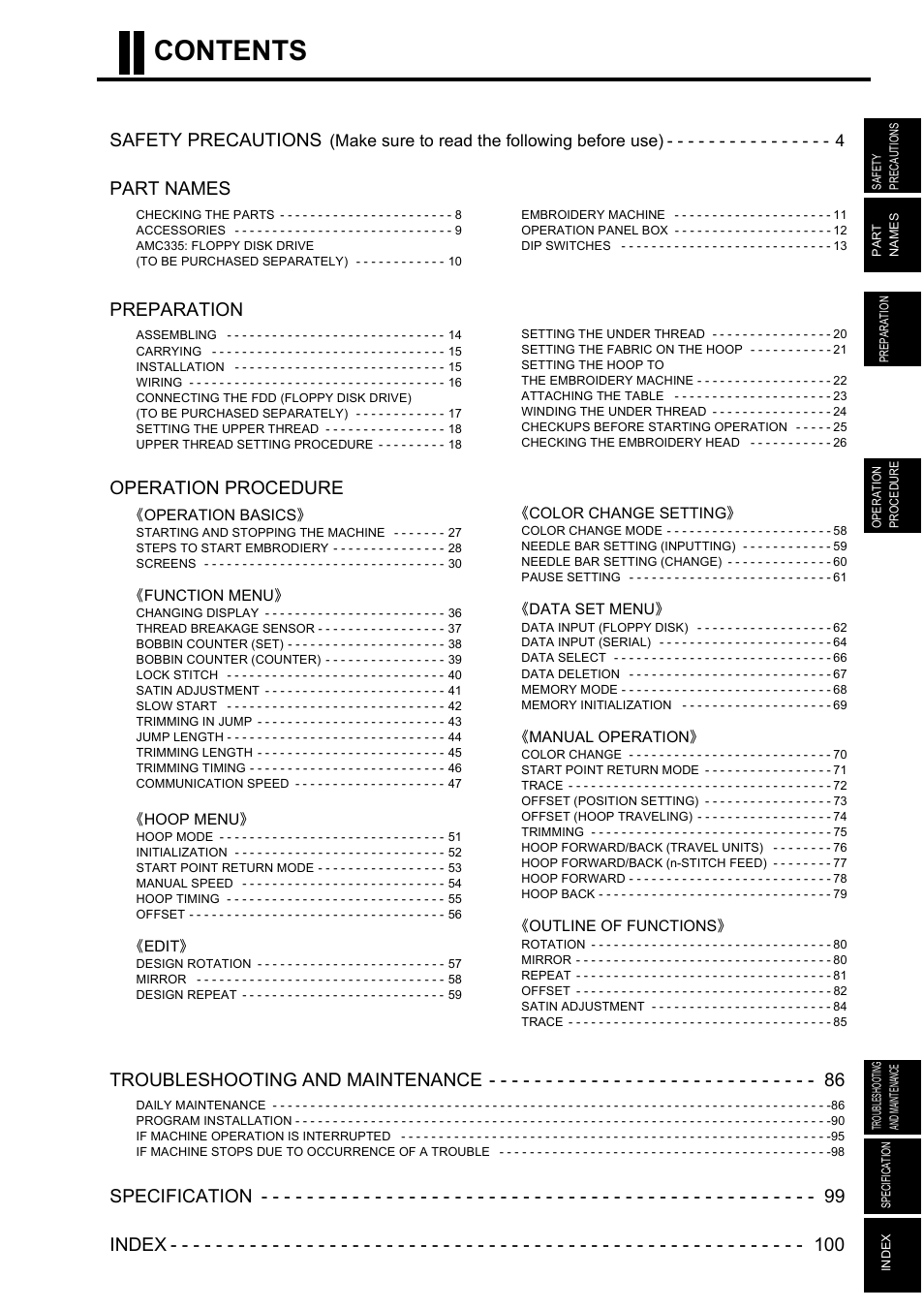 TOYOTA EPS9000 User Manual | Page 3 / 101