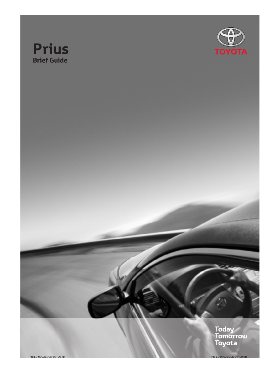 TOYOTA PRIUS PRI11-0902ENUK-07-00 User Manual | 20 pages