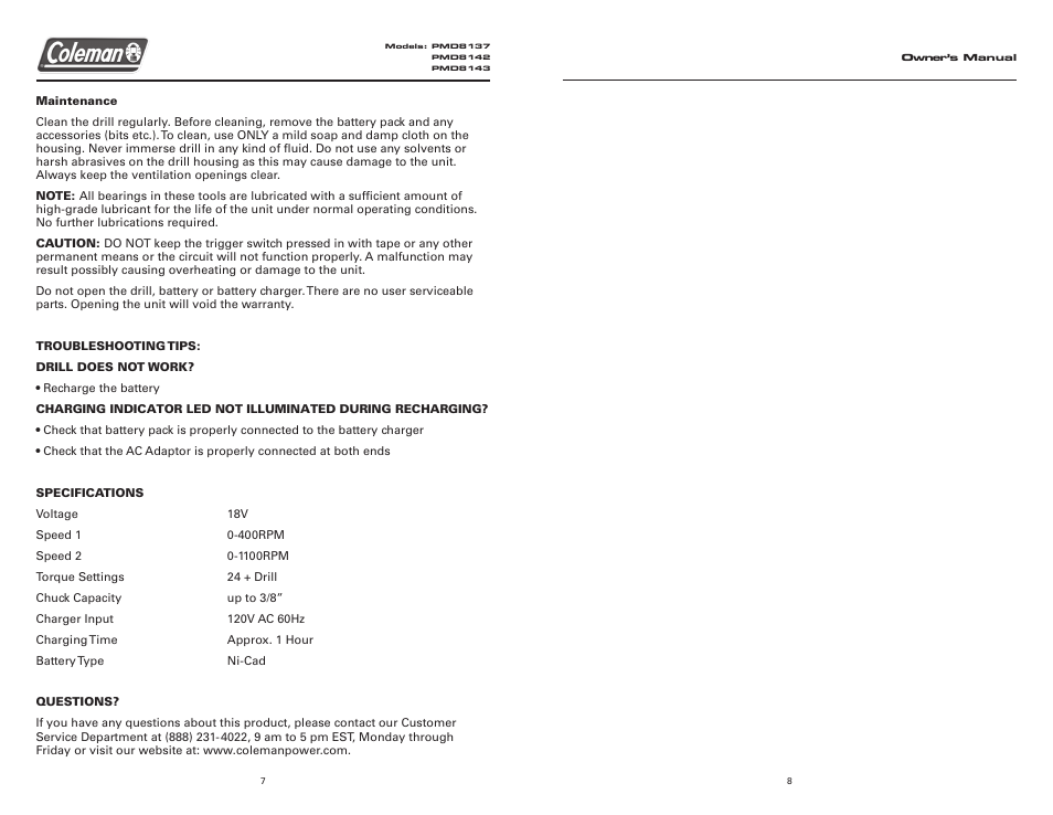 Team Products PMD8143 User Manual | Page 6 / 6