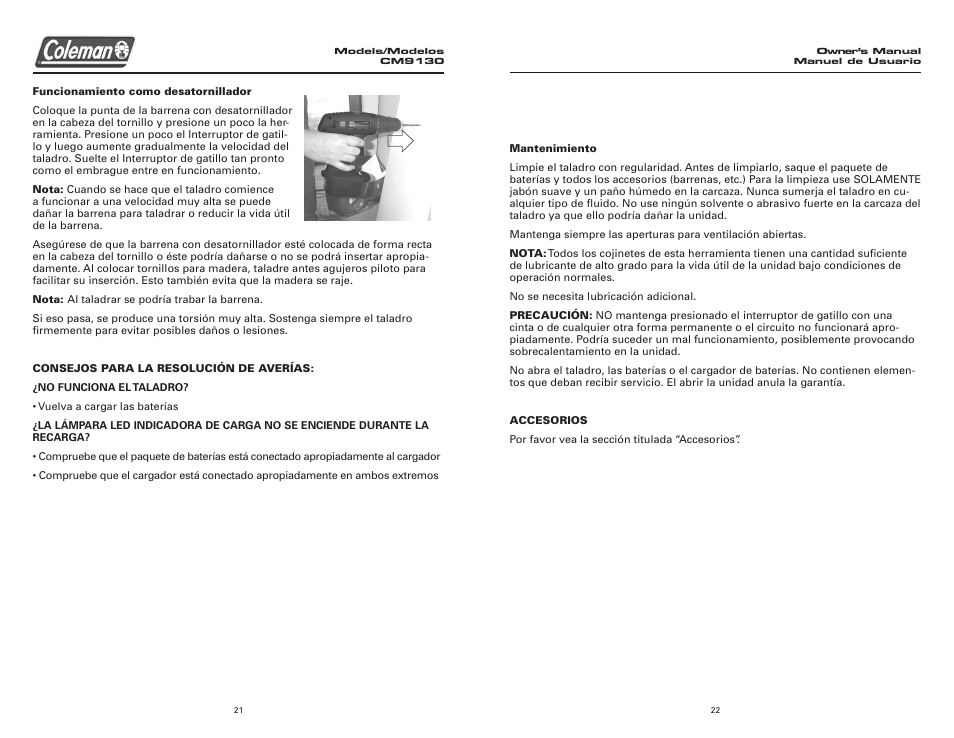 Team Products CM9130 User Manual | Page 12 / 12