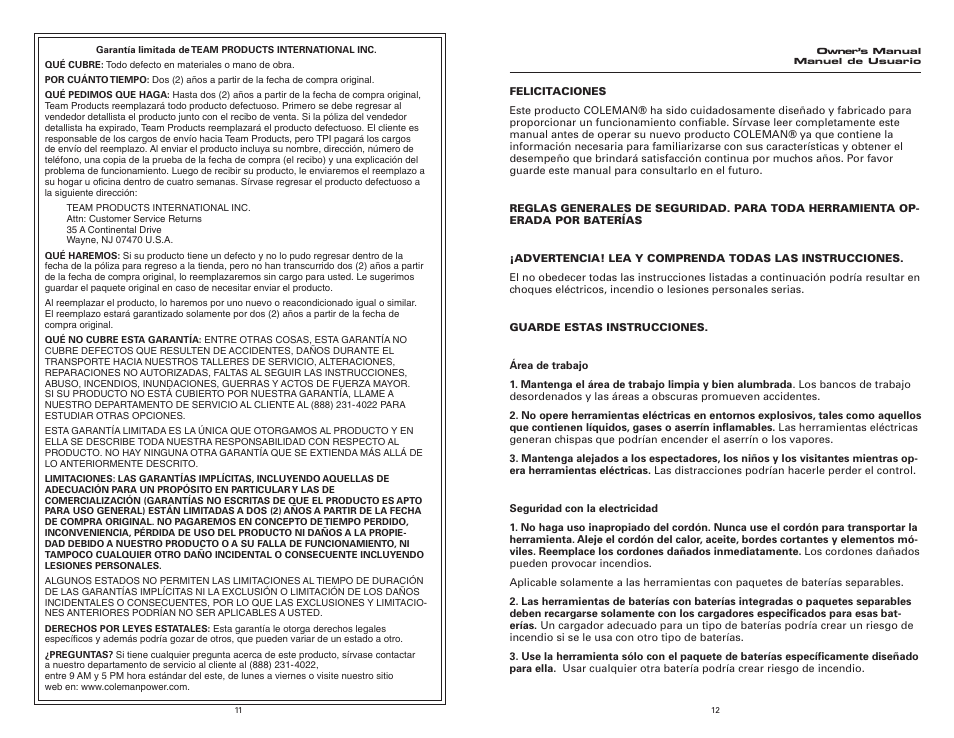 Team Products CM9130 User Manual | Page 7 / 12