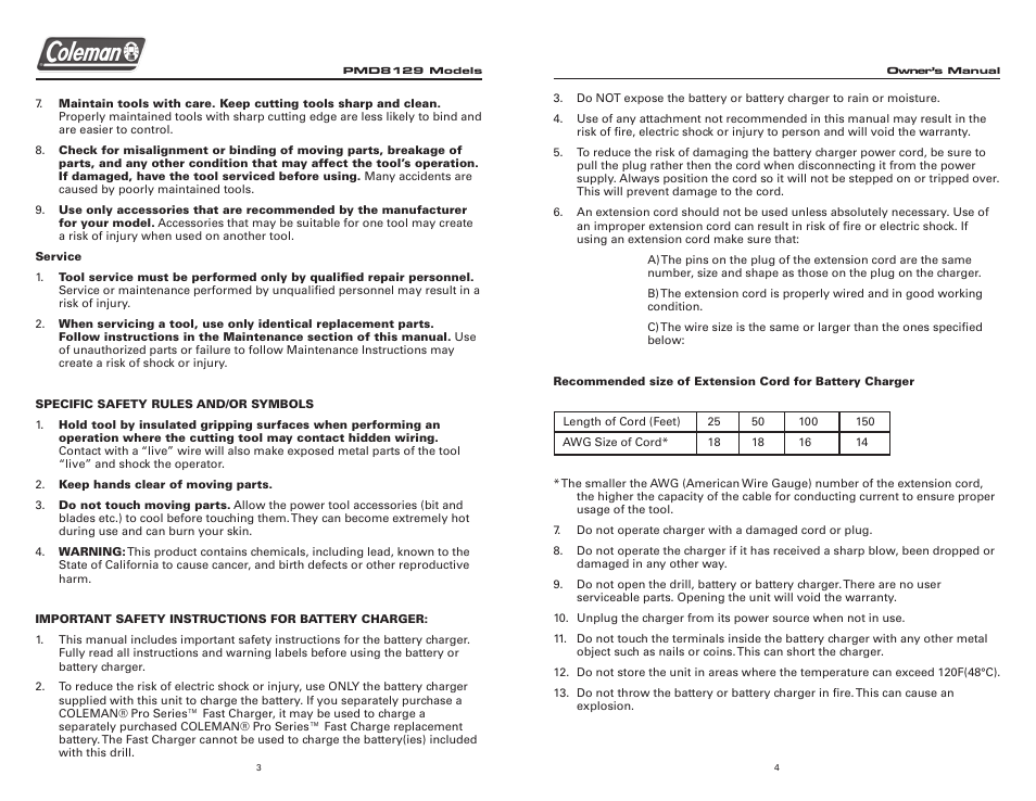 Team Products PMD8129 Model User Manual | Page 4 / 8