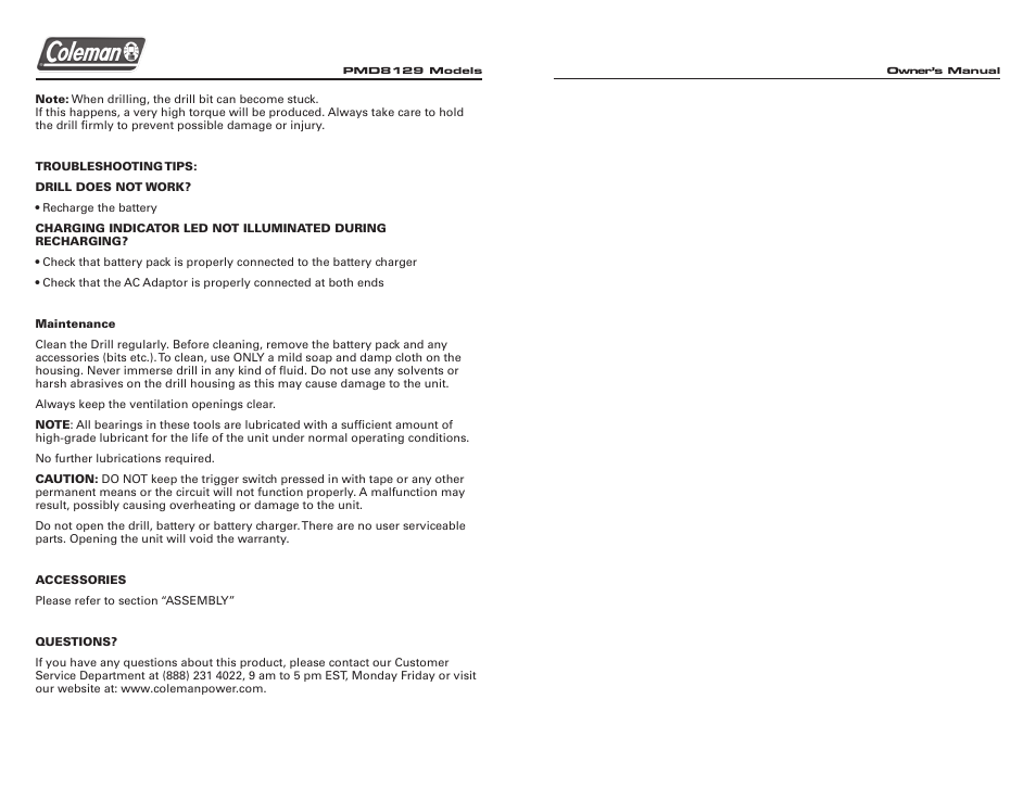 Team Products PMD8129 Model User Manual | Page 7 / 8