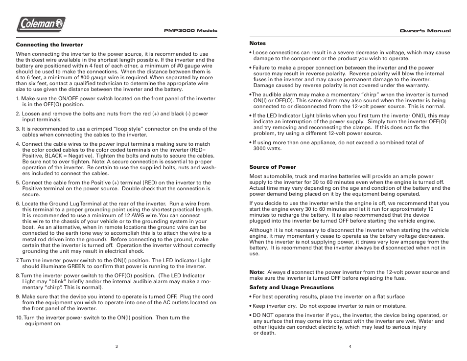 Team Products PMP3000 User Manual | Page 3 / 6