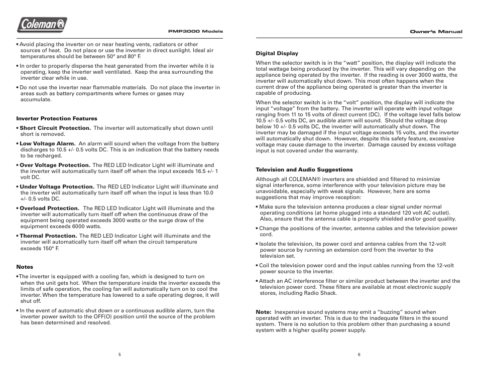 Team Products PMP3000 User Manual | Page 4 / 6