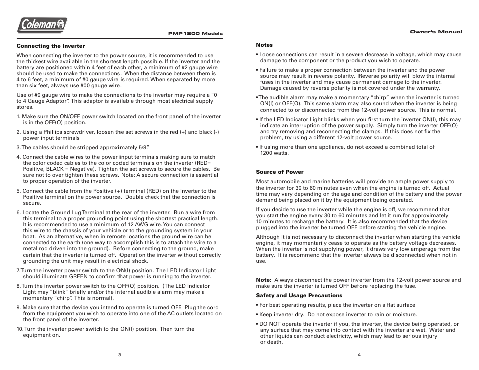 Team Products PMP1200 User Manual | Page 3 / 6