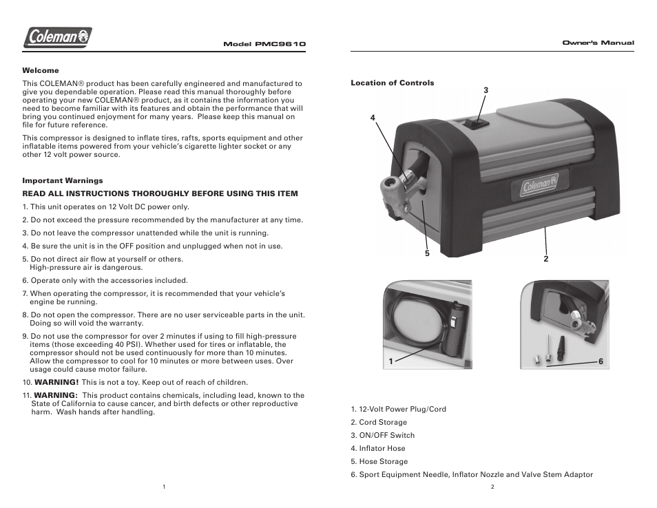 Team Products PMC9610 User Manual | Page 3 / 4