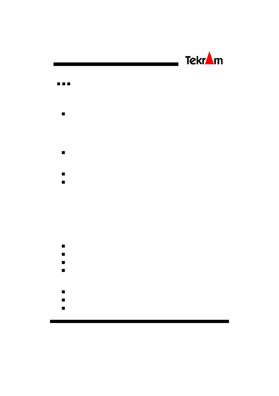 Tekram Technology M205 User Manual | Page 3 / 32