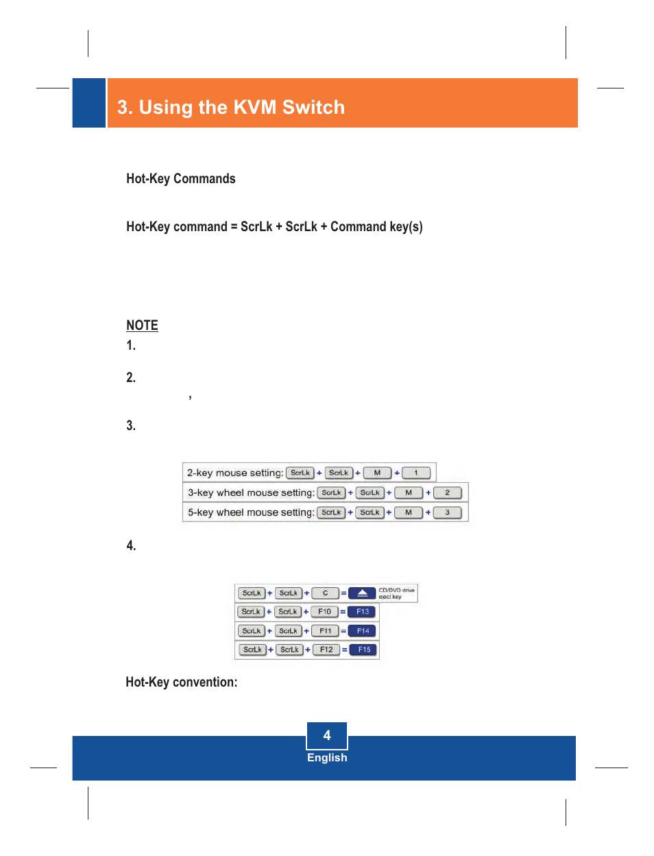 Using the kvm switch | TRENDnet TK-208K User Manual | Page 6 / 12