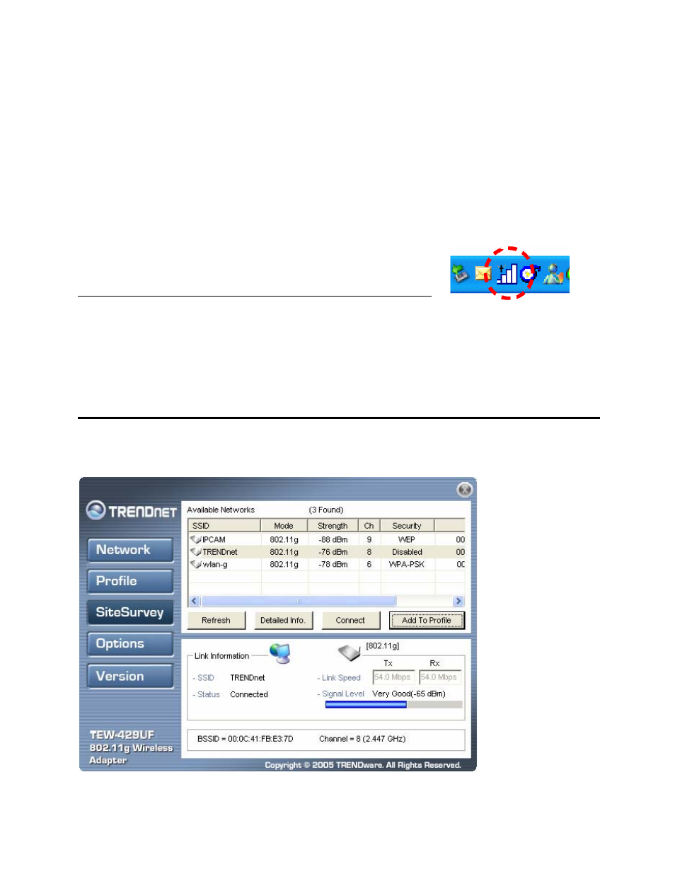Introduction, Overview of the wireless client utility | TRENDnet TEW-429UF User Manual | Page 8 / 44