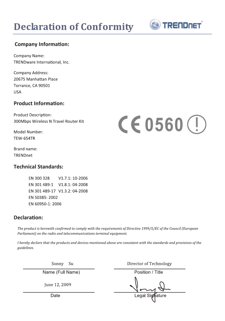 TRENDnet TEW-654TR User Manual | Page 15 / 18